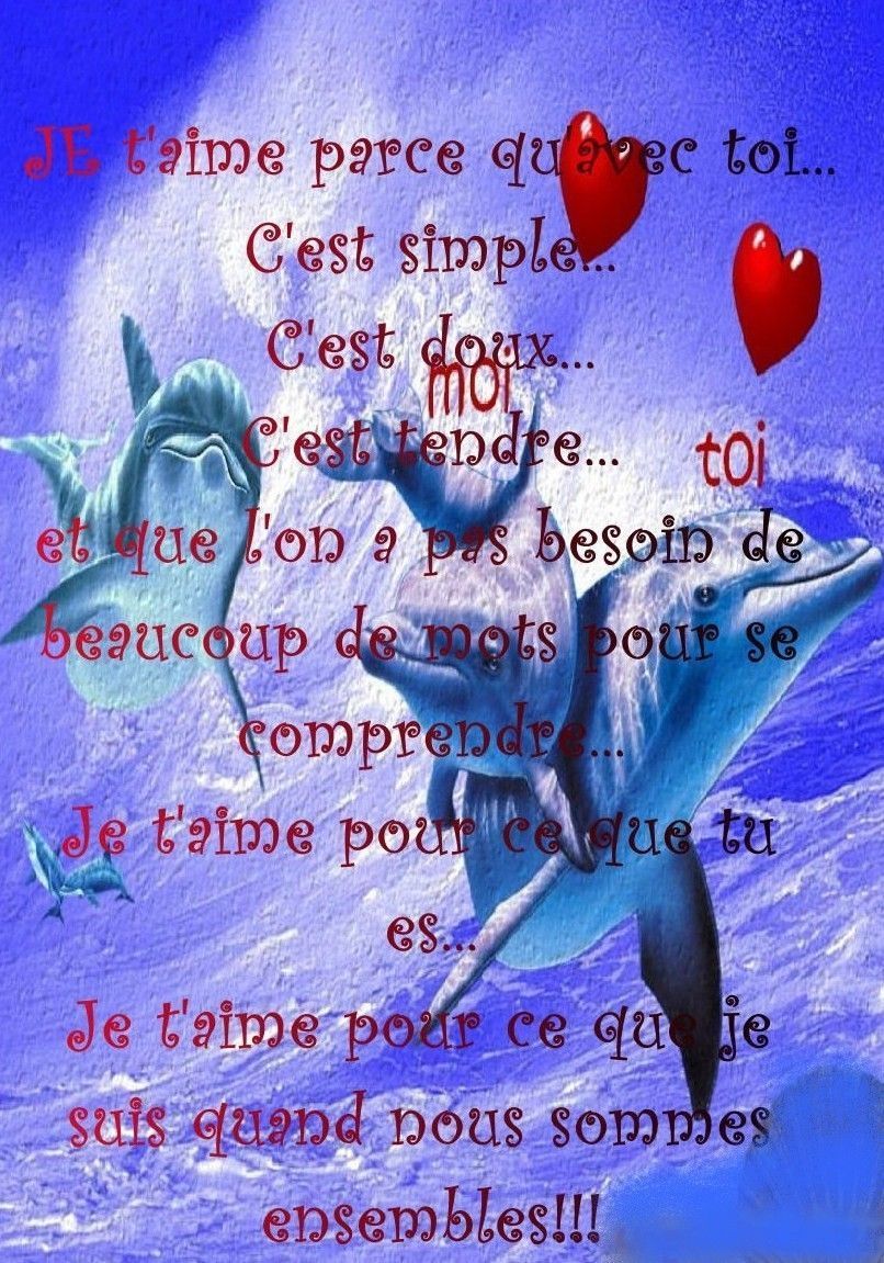 OUI JE T'AIME AINSI MON TY COEUR